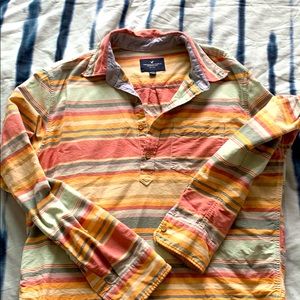 American Eagle half button up